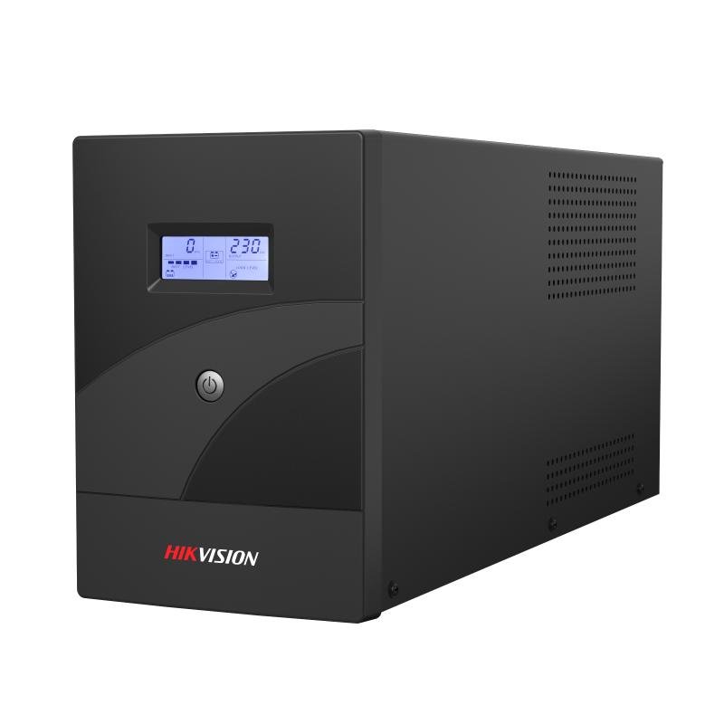 UPS Hikvision de respaldo (600 VA a 3000 VA) para CCTV, red e internet — DS-UPS3000-R: 3000 VA / 1800 W para racks y salas de equipos